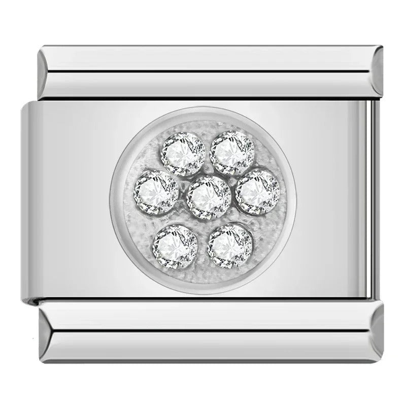 KÓŁKO Z KRYSZTAŁKAMI