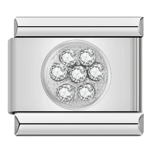 KÓŁKO Z KRYSZTAŁKAMI